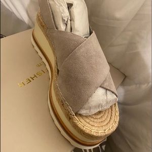 Marc Fisher wedge sandals